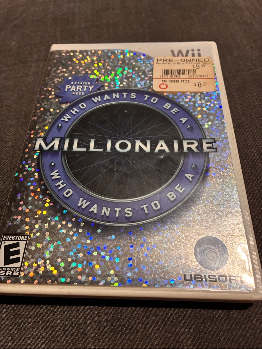 Ubisoft Who Wants to Be a Millionaire Nintendo Wii Video Game